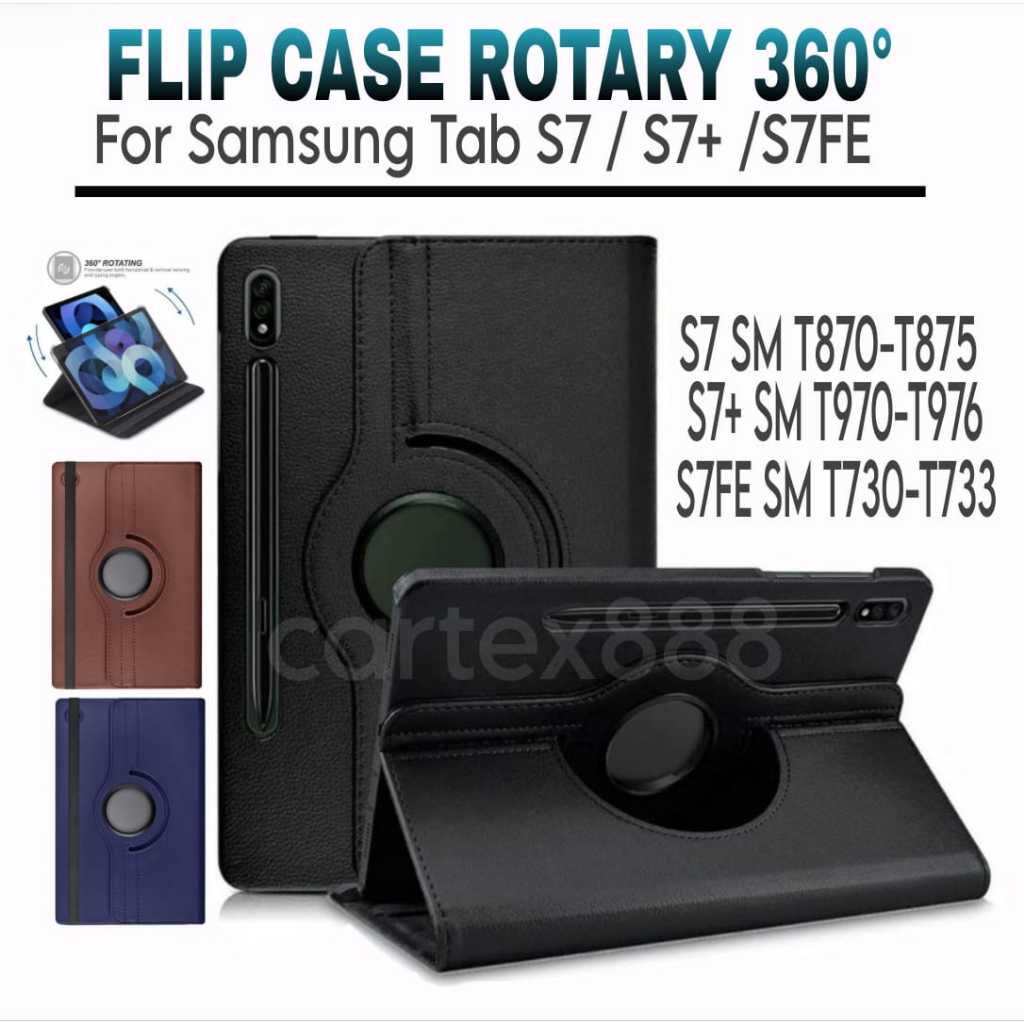 Case Rotary Samsung Tab S7 S7+ S7FE Plus FE / case Samsung Tab S7+ / case Samsung Tab S7 fe / casing