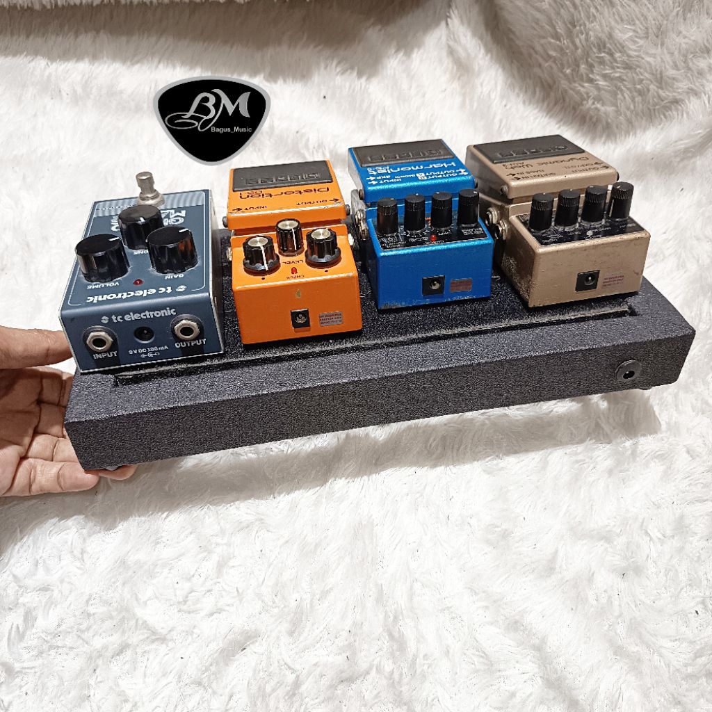 Pedalboard simple efek gitar stompbox
