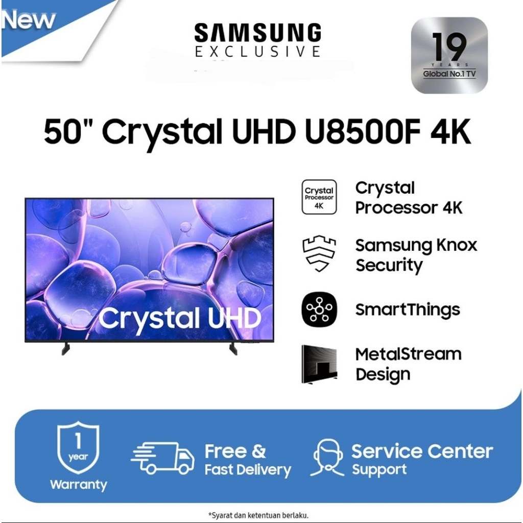 SAMSUNG 50U8500F Smart TV Samsung 50 inch 4K UA50U8500FK 50" UA50U8500
