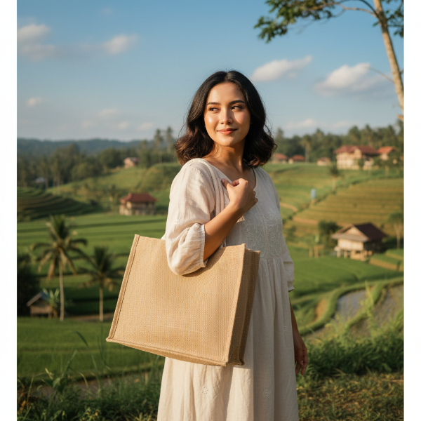 Jute Bag / Tas Goni Hampers / Jute Goodie Bag HG002