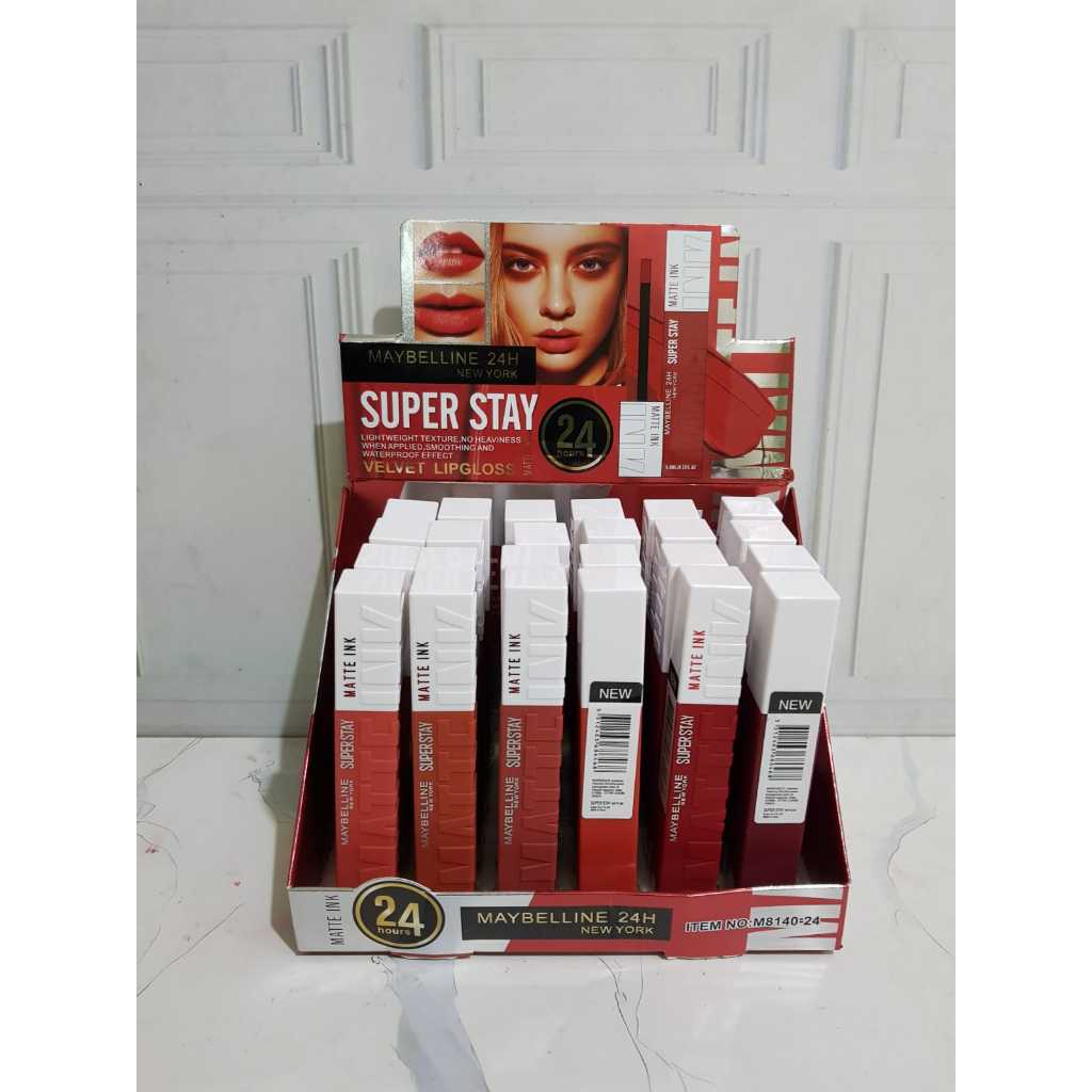 [LUSINAN isi 12pcs] Lipgloss Mila Color Lip Color Velvet Matte MC-5124 24hr waterproof tahan lama gr