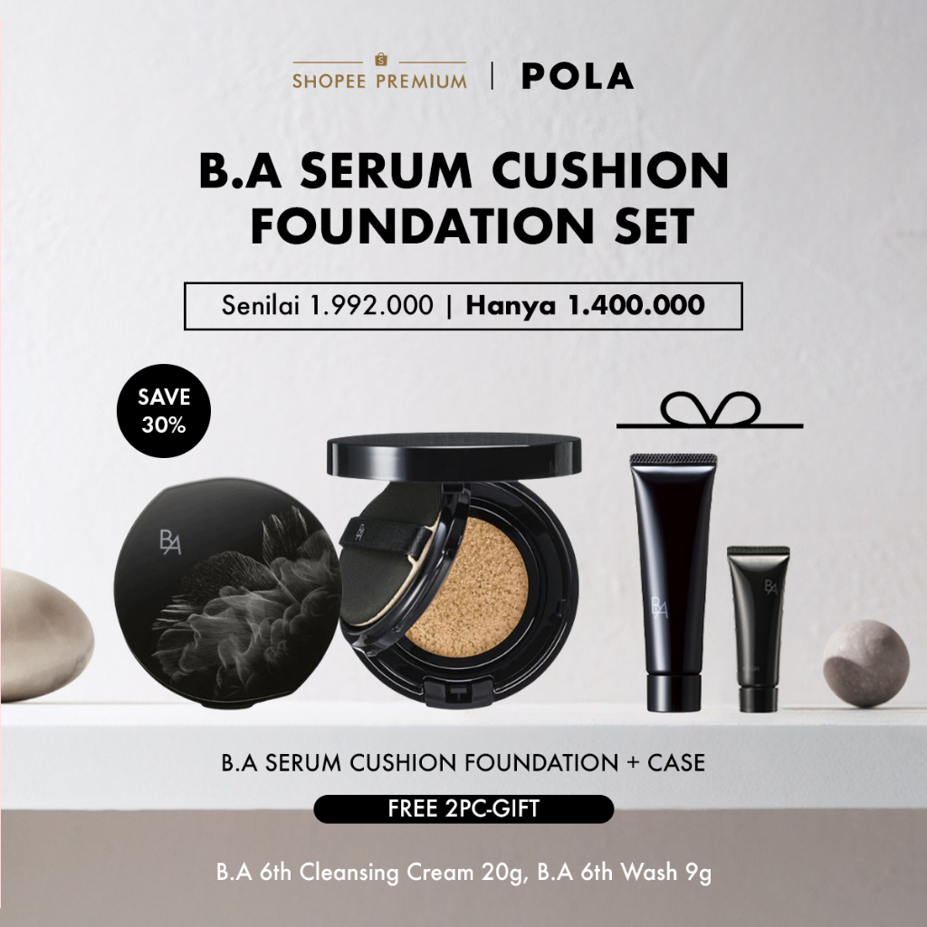 [PAYDAY EXCLUSIVE - HANYA 25-31 JAN] POLA B.A Serum Cushion Foundation Include Case (SAVE 30%) - 1x 