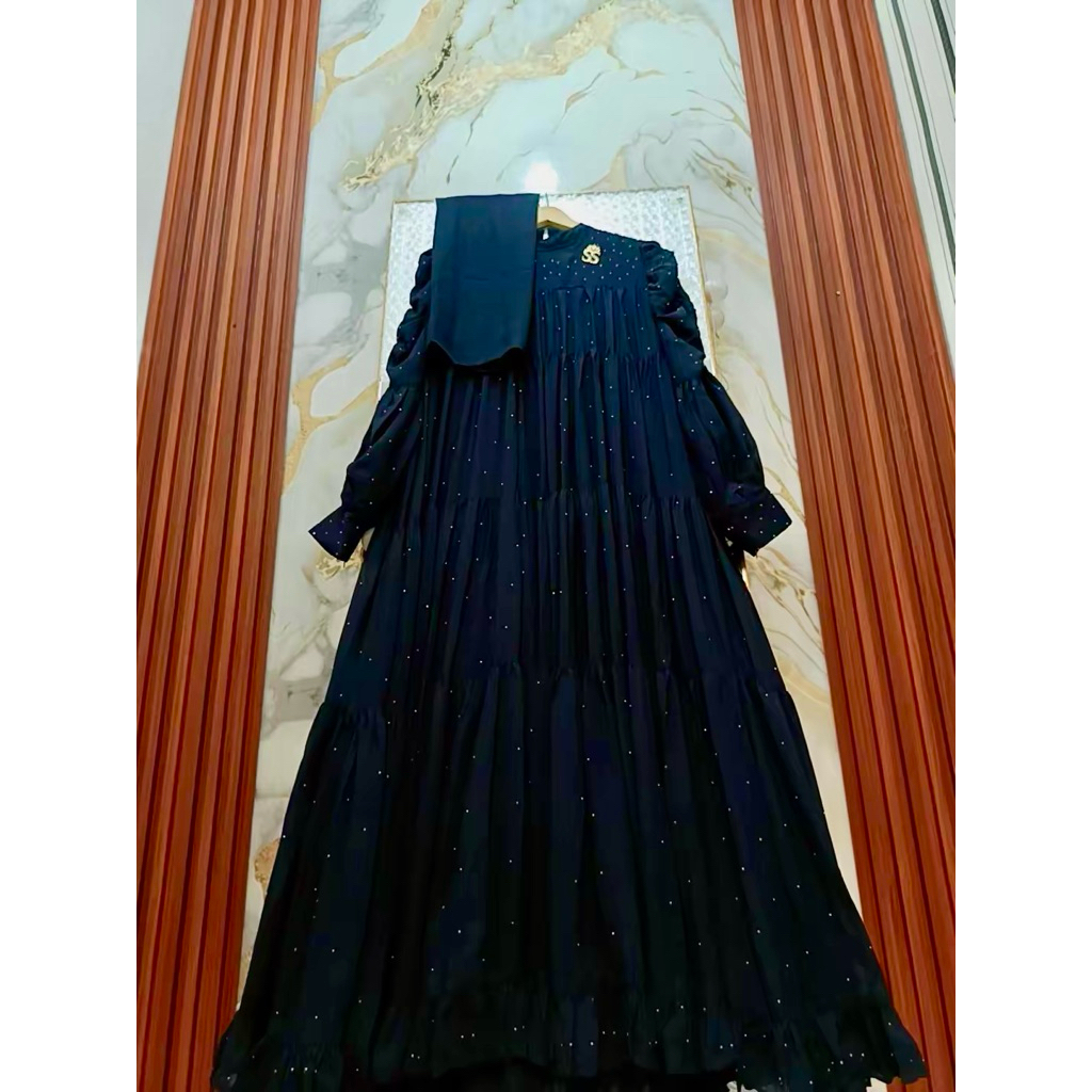 Shellasaukia GAMIS BLINK TERBARU Set hijab ARtis AdeliaPasha Terbaru ORi dijamin SET hijab