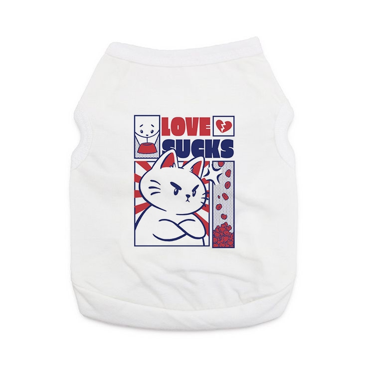 Baju Kaos Kucing Anjing Cowok Cewek Lucu