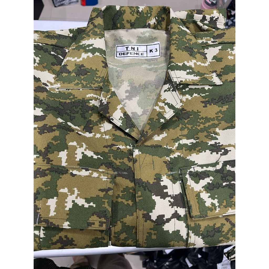 BAJU PDL VELBED SAGE GREEN TNI