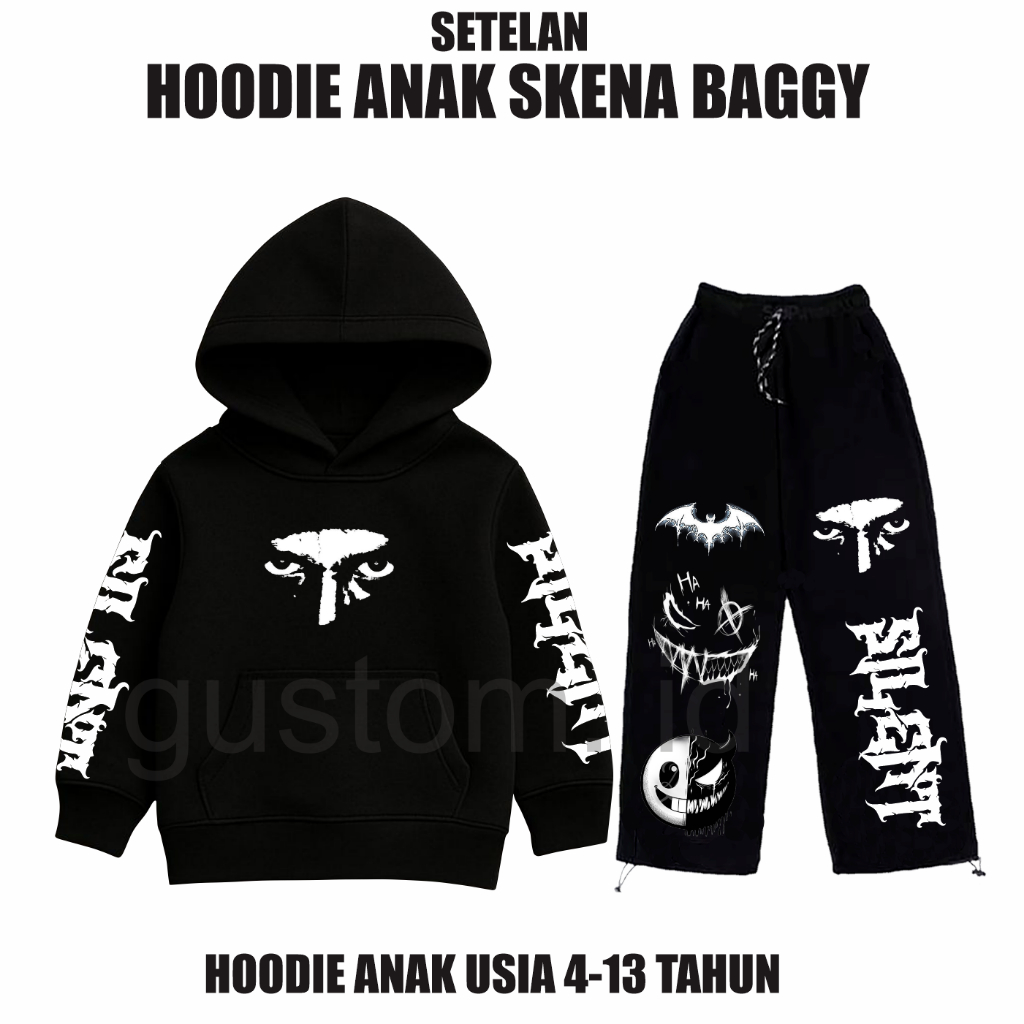 SETELAN HOODIE ANAK SKENA BAGGY DISTRO
