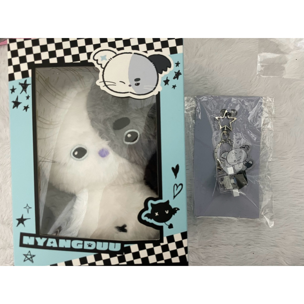 Plush Xdimonz Nyangduu Ori set Keycap Nyangduu + POB Xcape Merch Xdinary heroes [BACADESK]