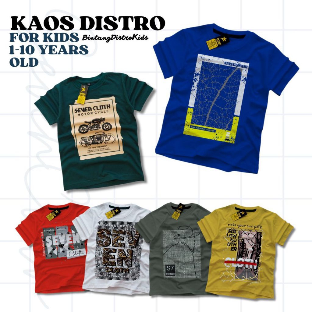 kaos distro anak sevencloth
