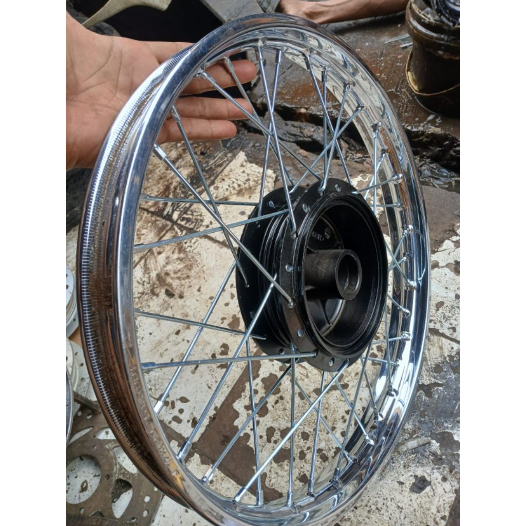 PLEK BELAKANG JARI-JARI MOTOR VEGA ZR VEGA R JUPITER LAMA ORI COPOTAN SEKEN OLD