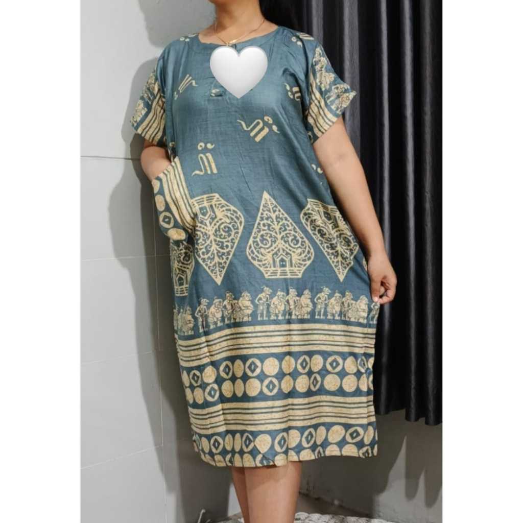 3pcs Daster Batik Solo Rayon Premium