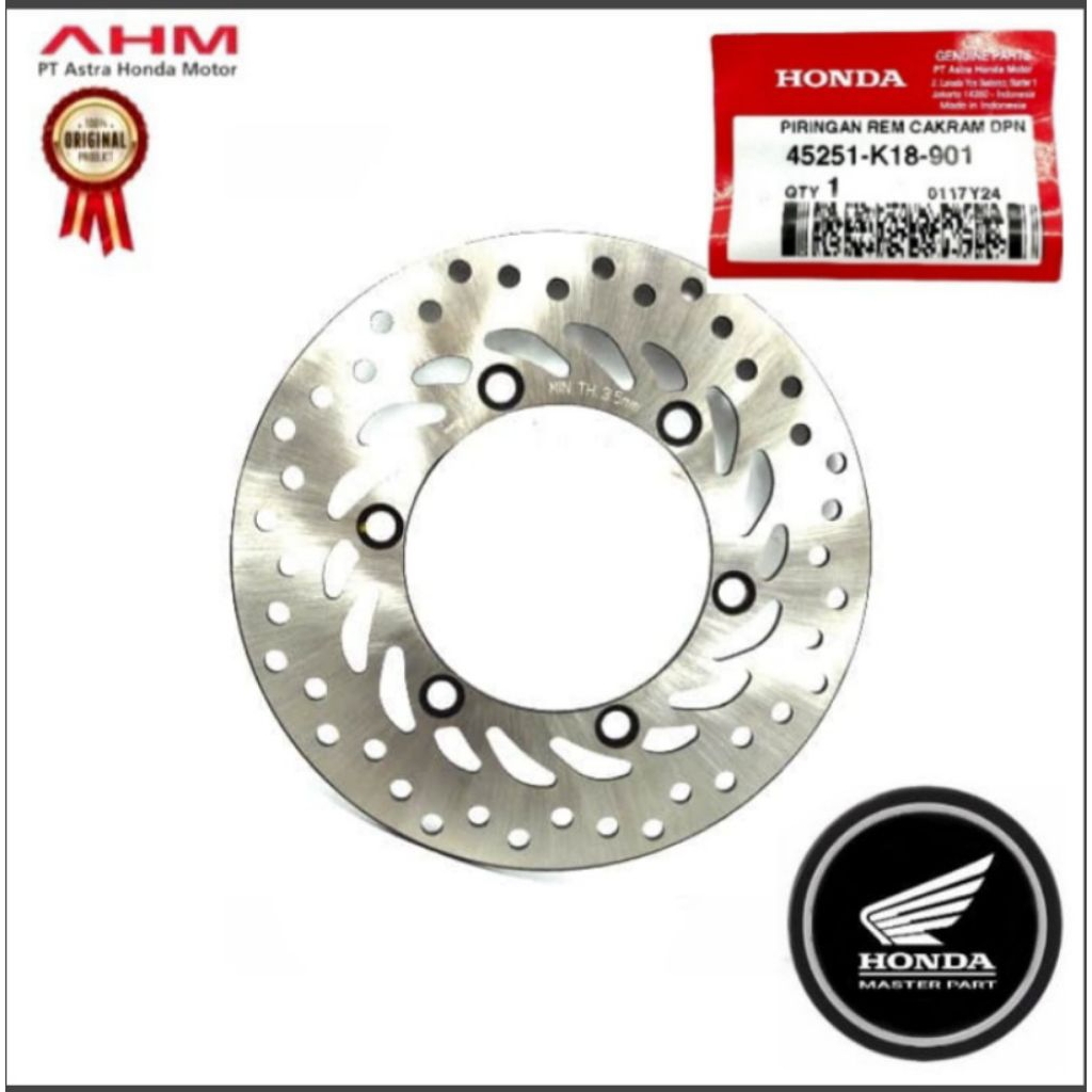 Piringan Cakram Depan Honda Verza 150 CW
