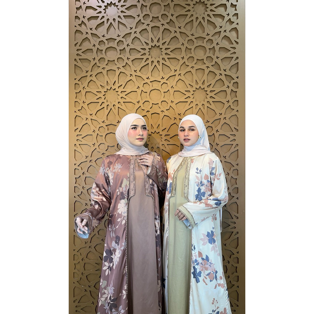 JAZILA | Abaya Silk Premium Mix Outer