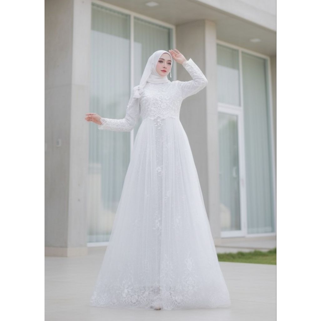 GAMIS PUTIH JUMBO