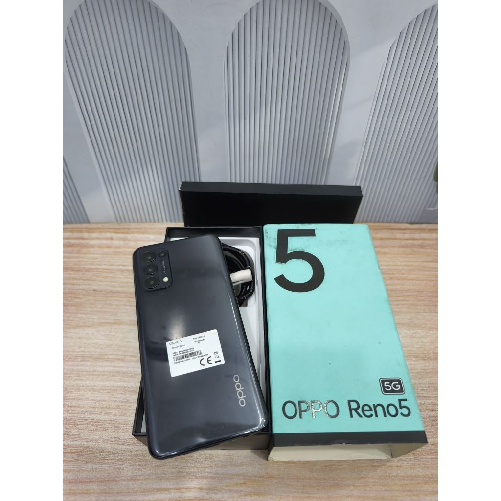 OPPO RENO 5 5G 8/128 SECOND FULLSET ORIGINAL