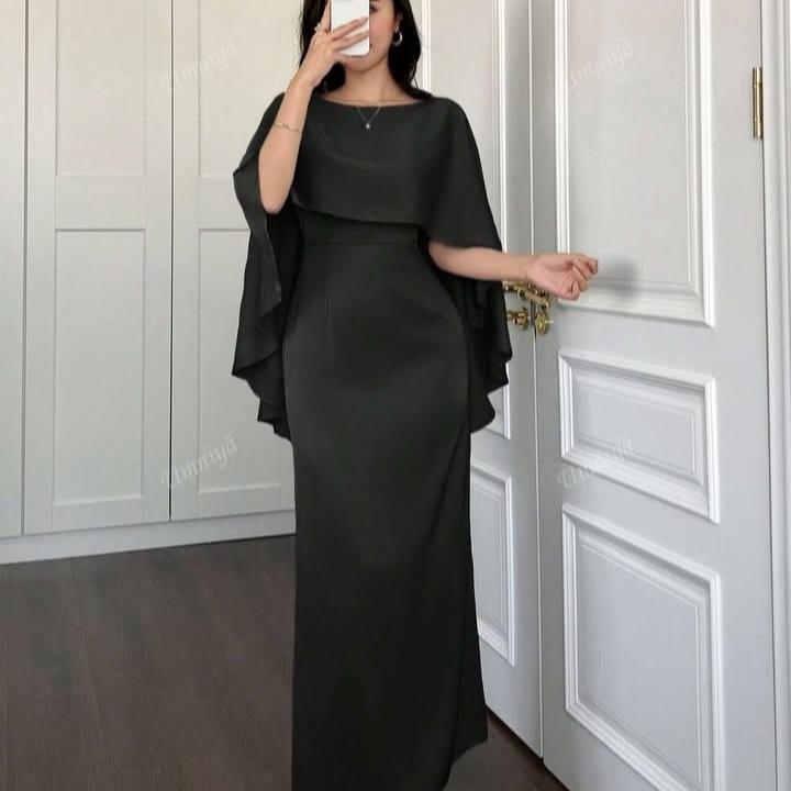 GAMIS/DREES CELINE SATIN PREMIUM SILK/GAMIS KONDANGAN /POLOS