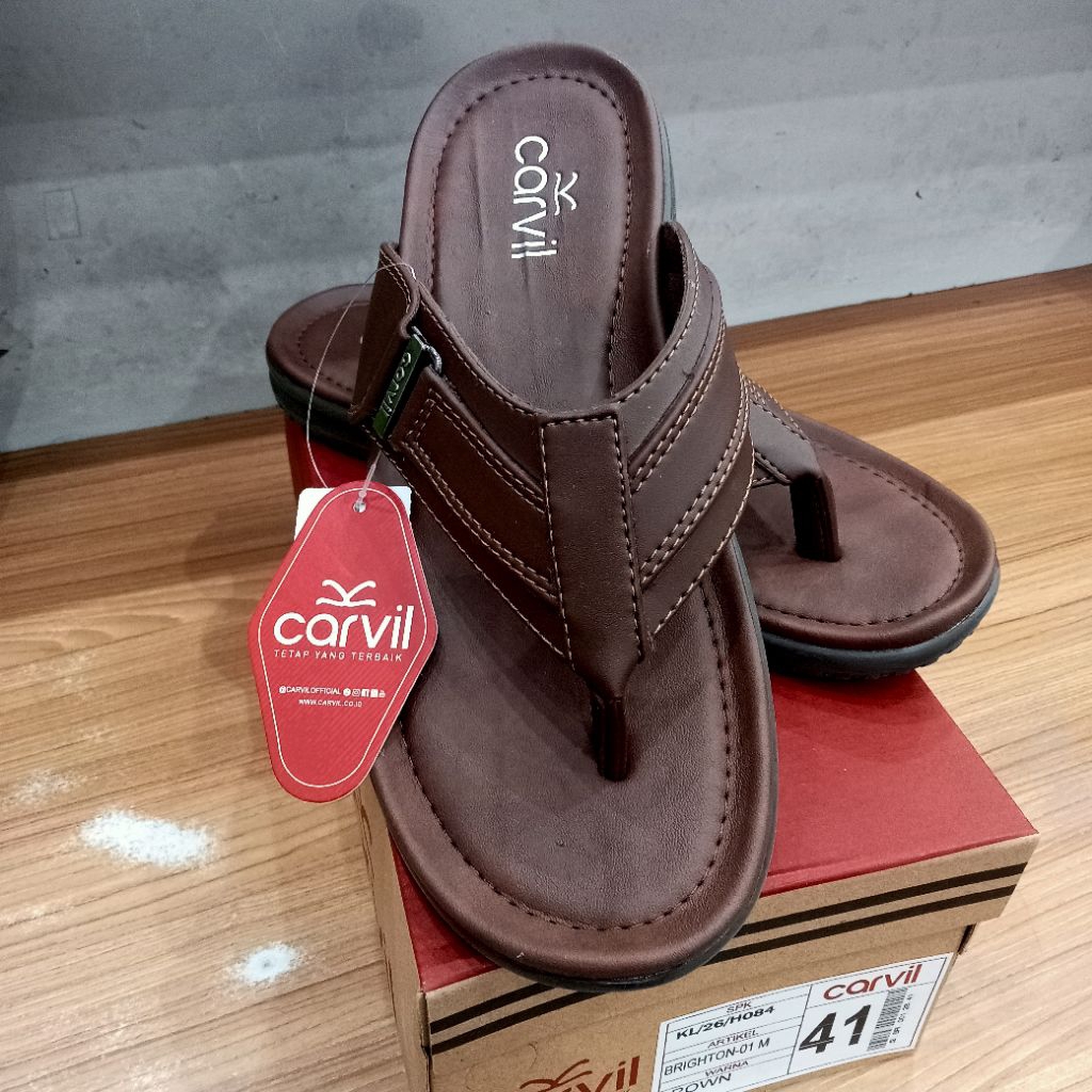 Sandal Carvil Pria/Sandal Carvil Japit/Sandal Pria