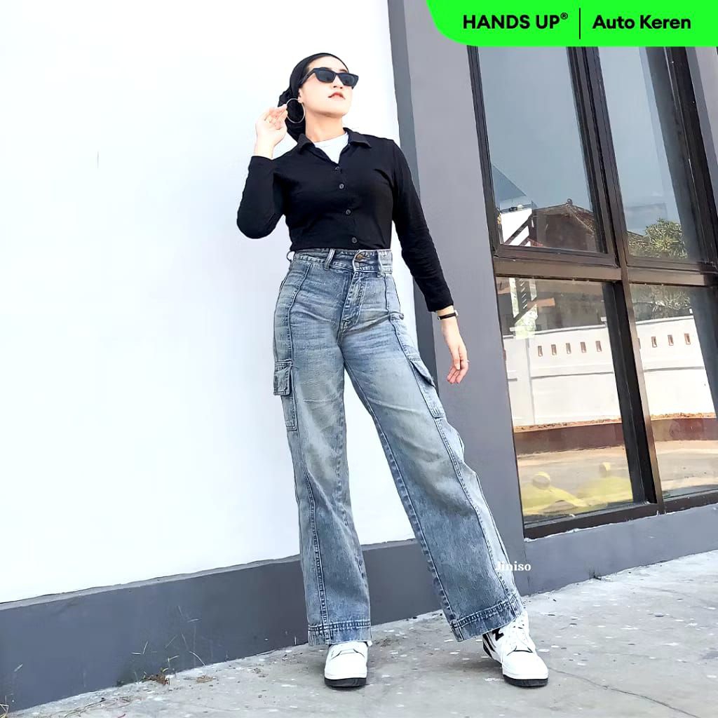 CELANA CARGO JINISO RIJEK PABRIK /RIJEK TIPIS /CUT LABEL /CELANA BARU / CARGO / BFAND J