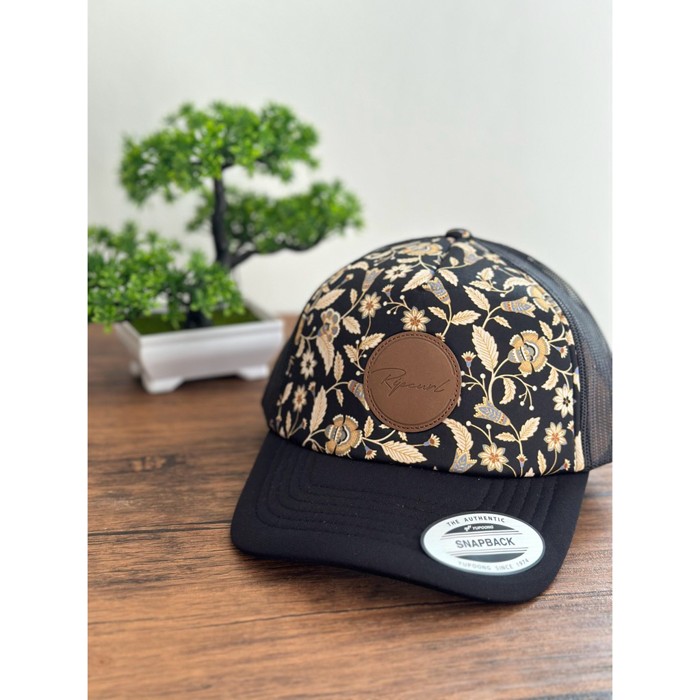 RIPCURL topi trucker dewasa hitam NEW ORIGINAL 100%
