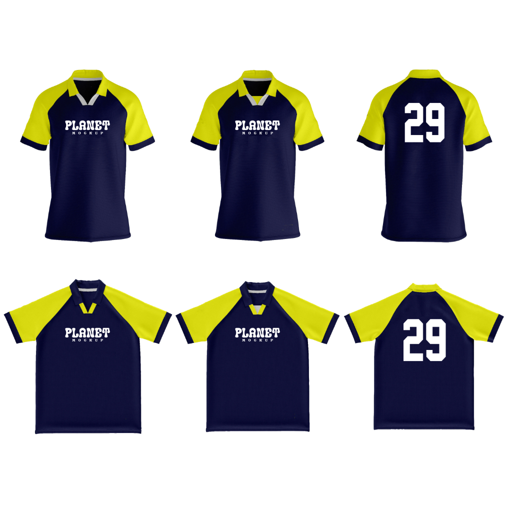 Mockup Jersey Raglan HD - Coreldraw
