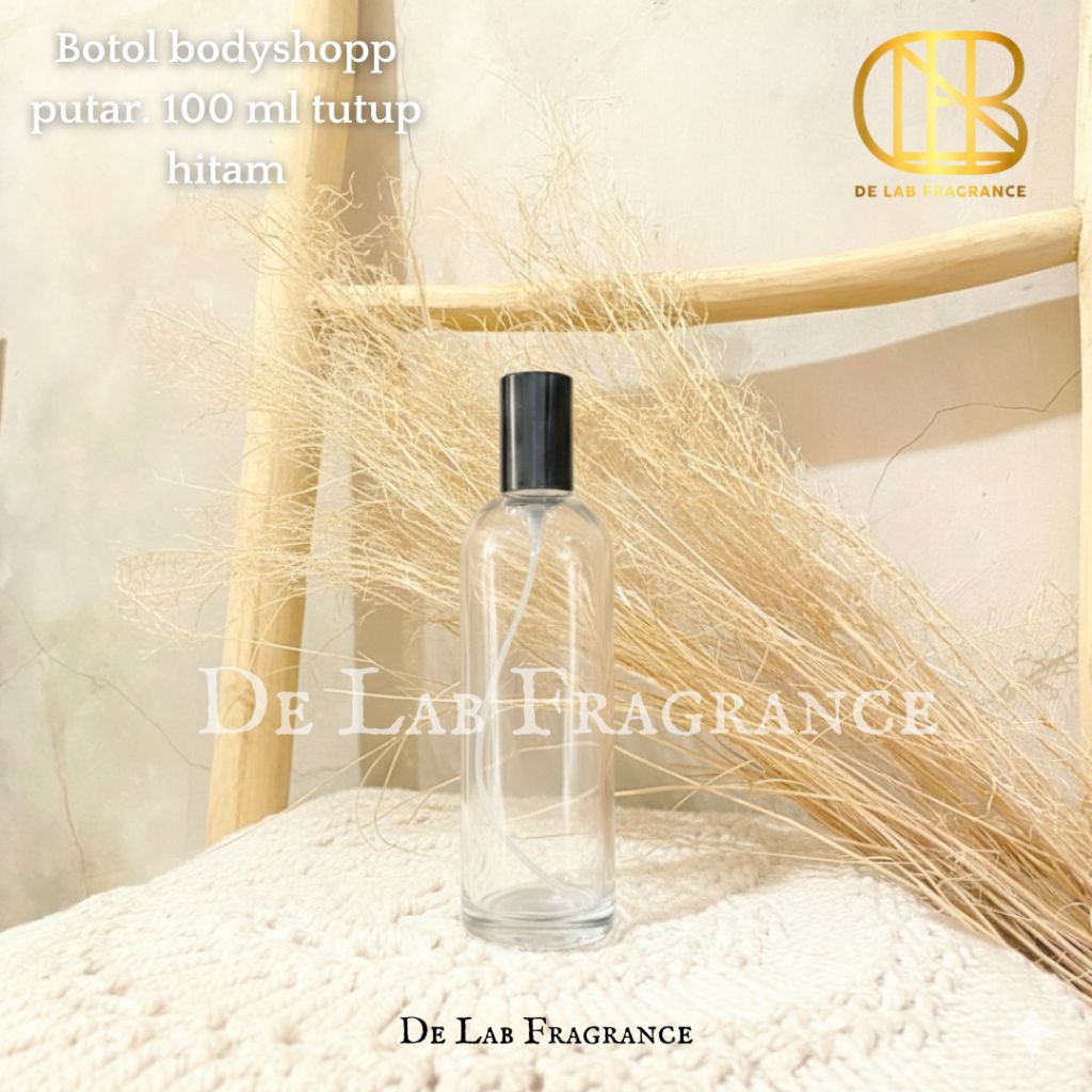 botol parfum bodyshopp bs 100 ml spray putar/ botol pafum big size/ botol parfum lucu/botol parfum d