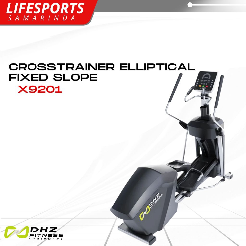 LIFESPORTS ALAT Fitness Crosstrainer Elliptical Fixed Slope X9201 DHZ Cardio Series