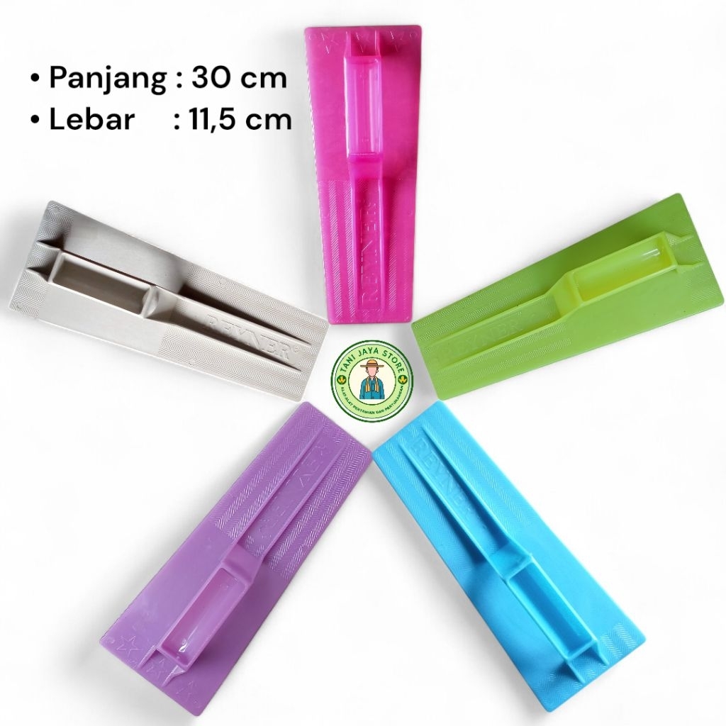 Raskam PVC Tebal Reyner  / Raskam Tumpul / Roskam Plastik / Penghalus Acian Tembok