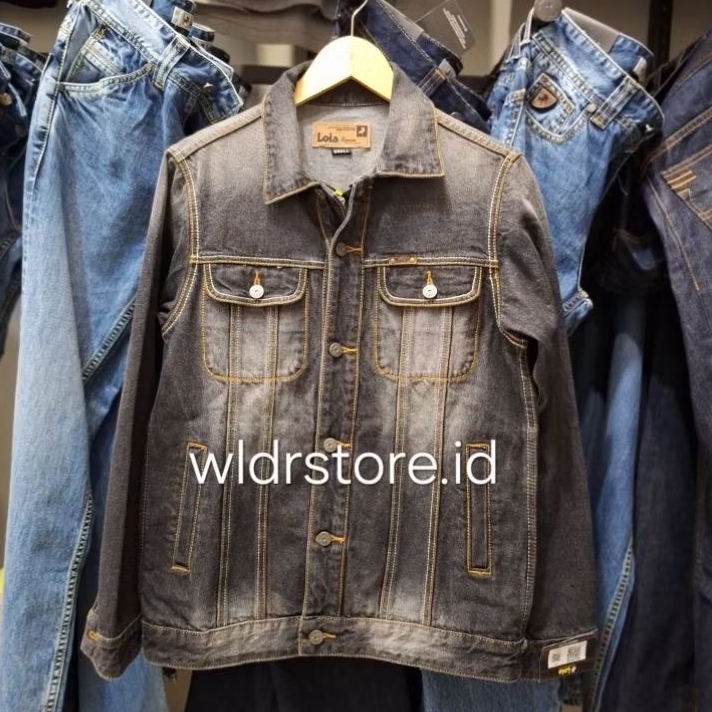 LOIS JEANS ORIGINAL JAKET DENIM PRIA PREMIUM 006 ABU SILVER