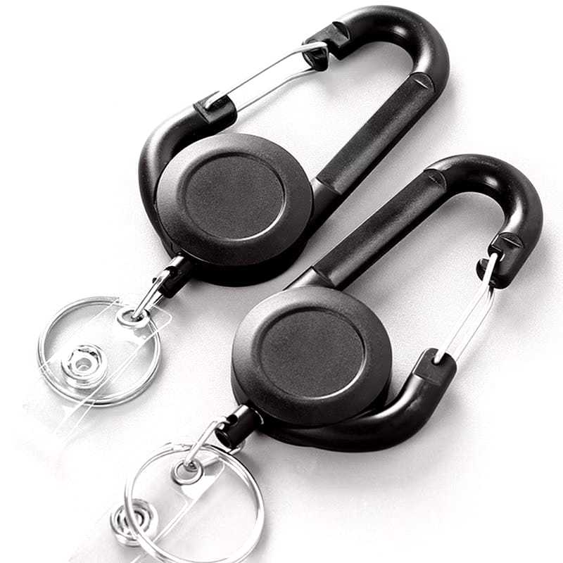 Gantungan Id Card Yoyo Carabiner /Carabiner Tali Gantungan Kunci Motor