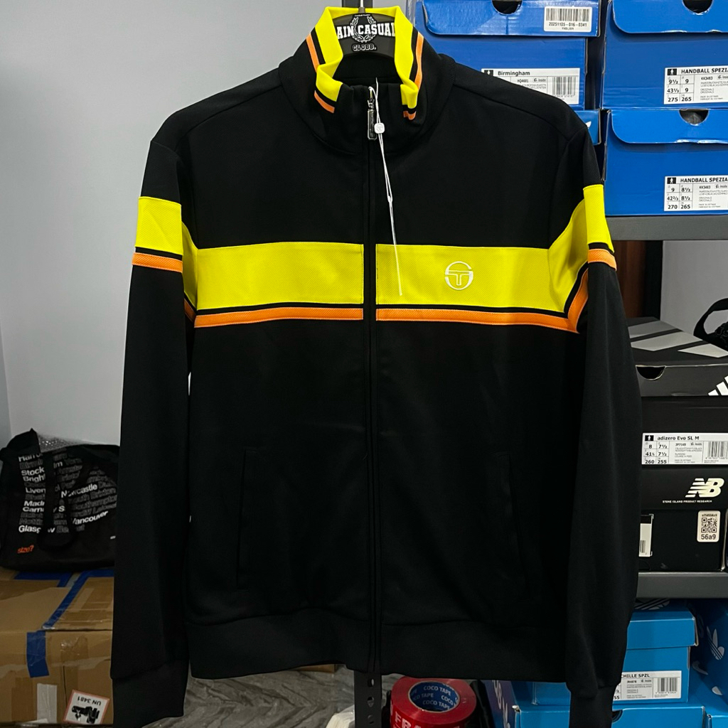 Sergio Tacchini Damarindo Track Jacket Black/Yellow
