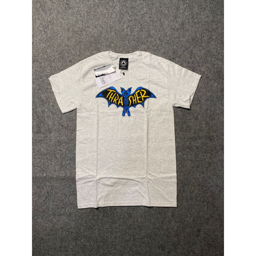 thrasher SS bat t-shirt grey original