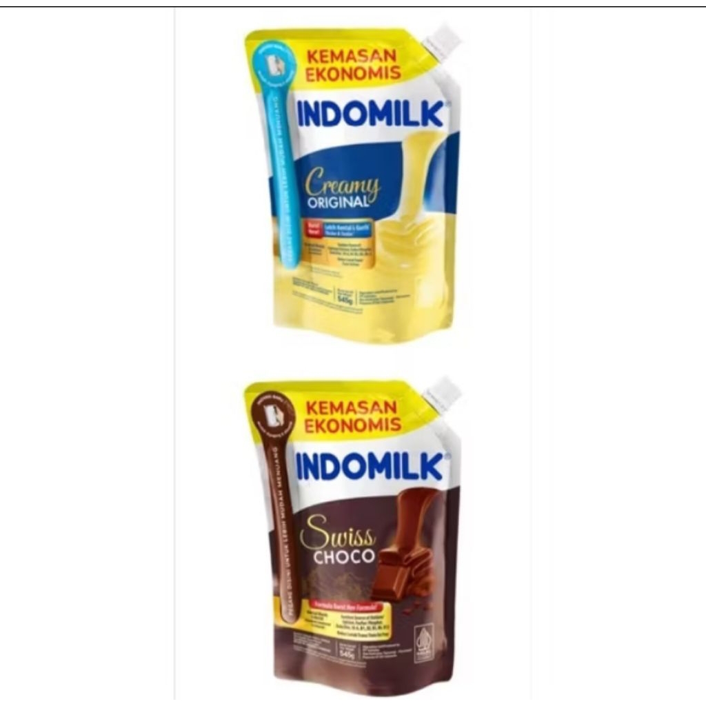 Susu Kental Manis Indomilk Pouch Putih Vanila 260 Gram
