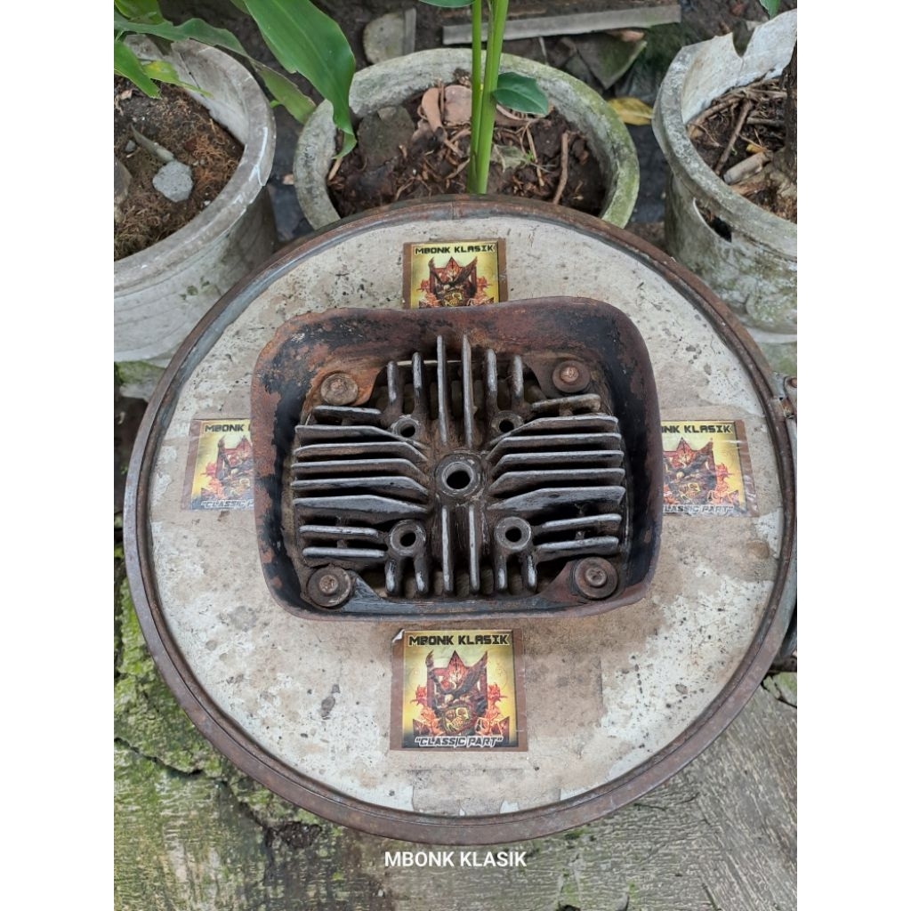 kop head cylinder head yamaha alfa champ sigma ORIGINAL kop head yamaha sigma alfa champ cylinder bo