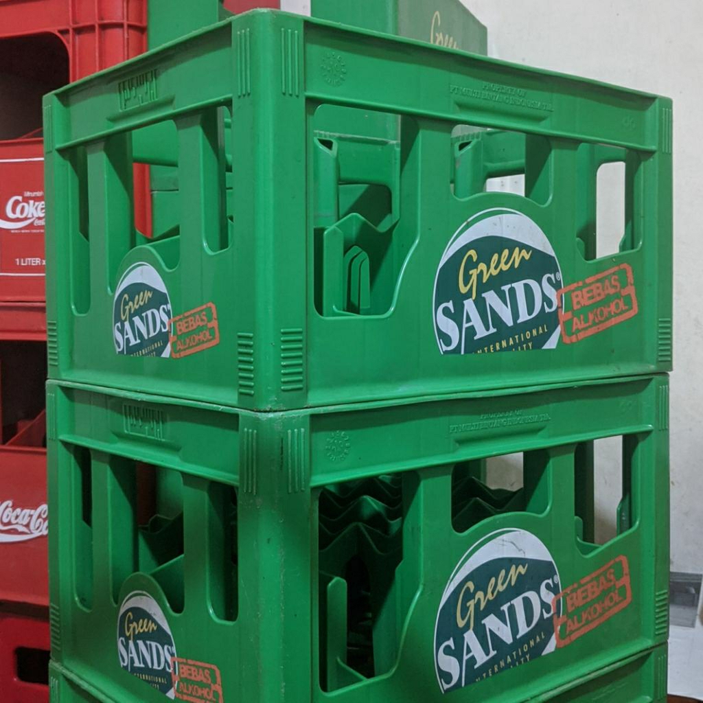 Krat Minuman Green Sands | Krat Minuman Bekas