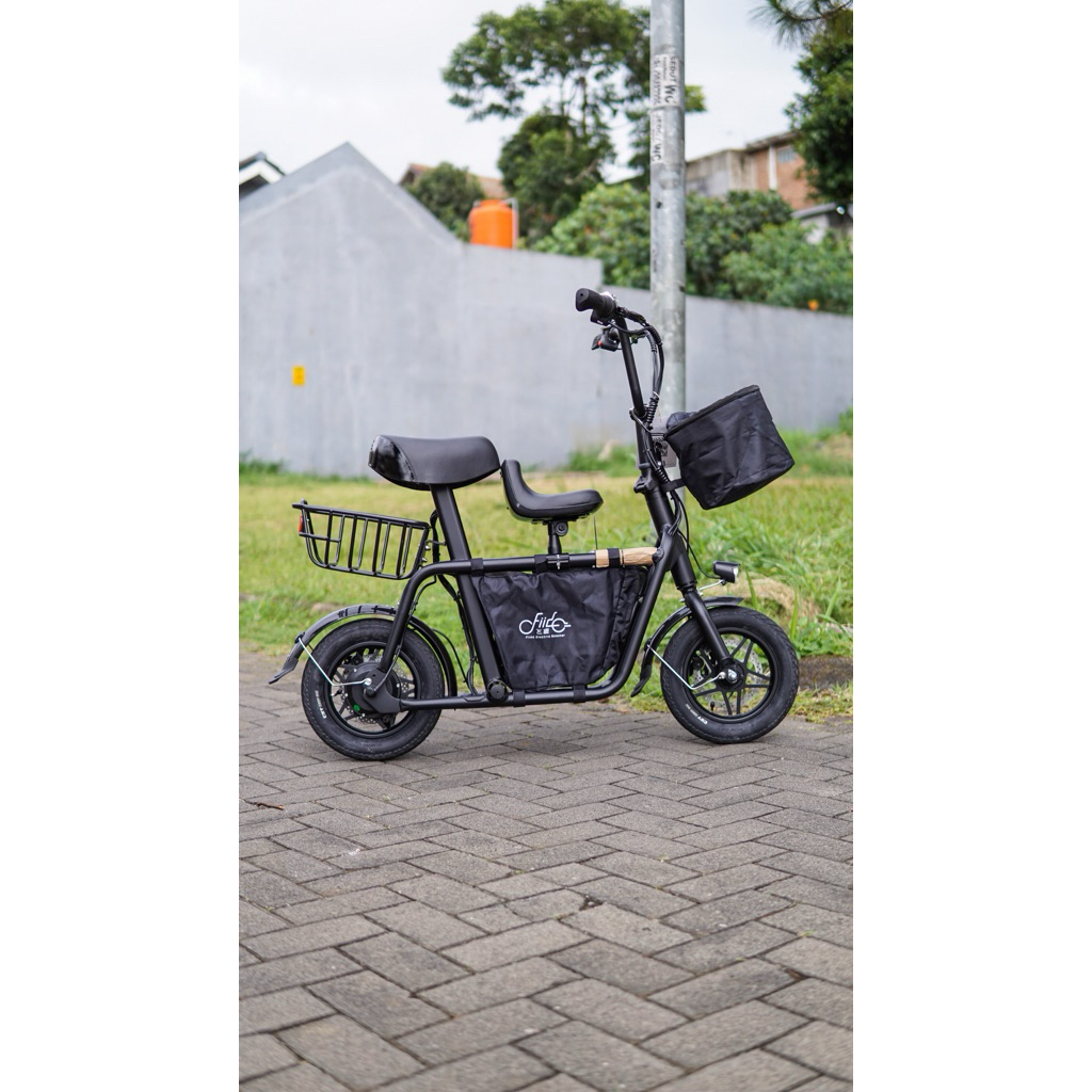 FIIDO Q1 Cargo Electric Scooter Skuter Sepeda Listrik
