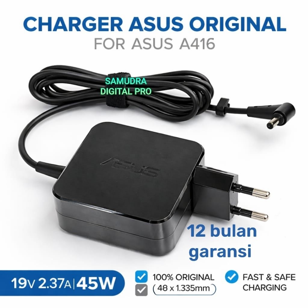 Charger/adaptor asus Vivobook 14 A416KA A416M A416J A416JP A516 A516EAO 19V2,37A,45W