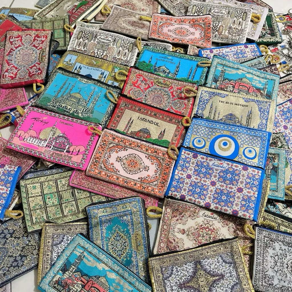 Dompet Turki 100%Asli - Pouch Turki cantik - Sovenir Turki - Oleh oleh Haji - Oleh2 Turki Original A