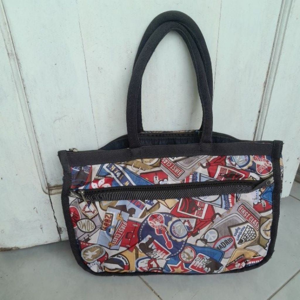 totebag branded LESPORTSAC Original preloved 33x25