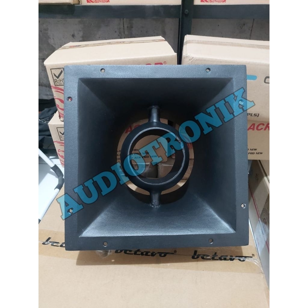 HORN SPEAKER MIDLE 10 IN DONAT UK 29X29 T 12 CM BAHAN COR DIRAL ALMUNIUM