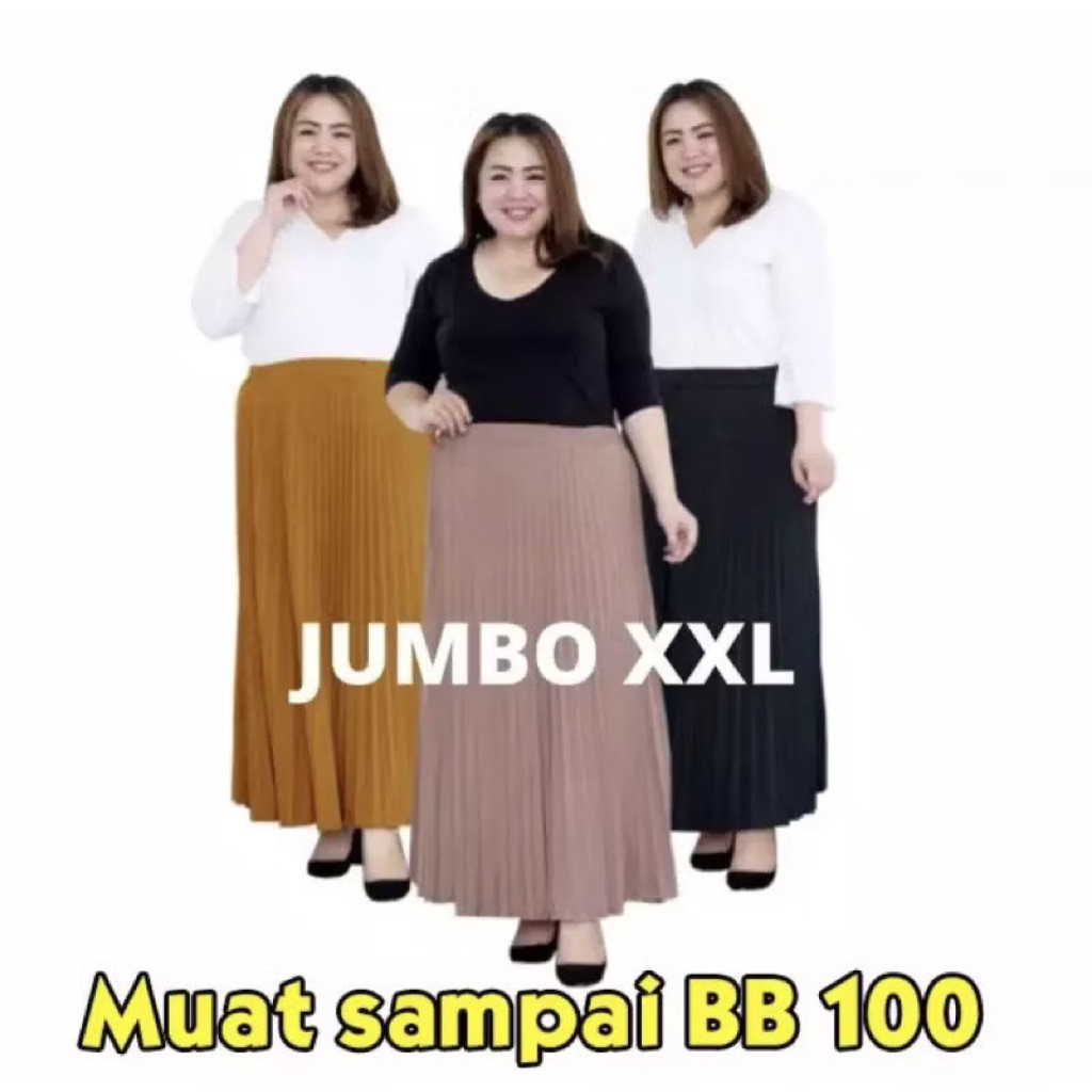 ROK PLISKET KLOK PREMIUM JUMBO XXL / ROK PLISKET STANDAR JUMBO