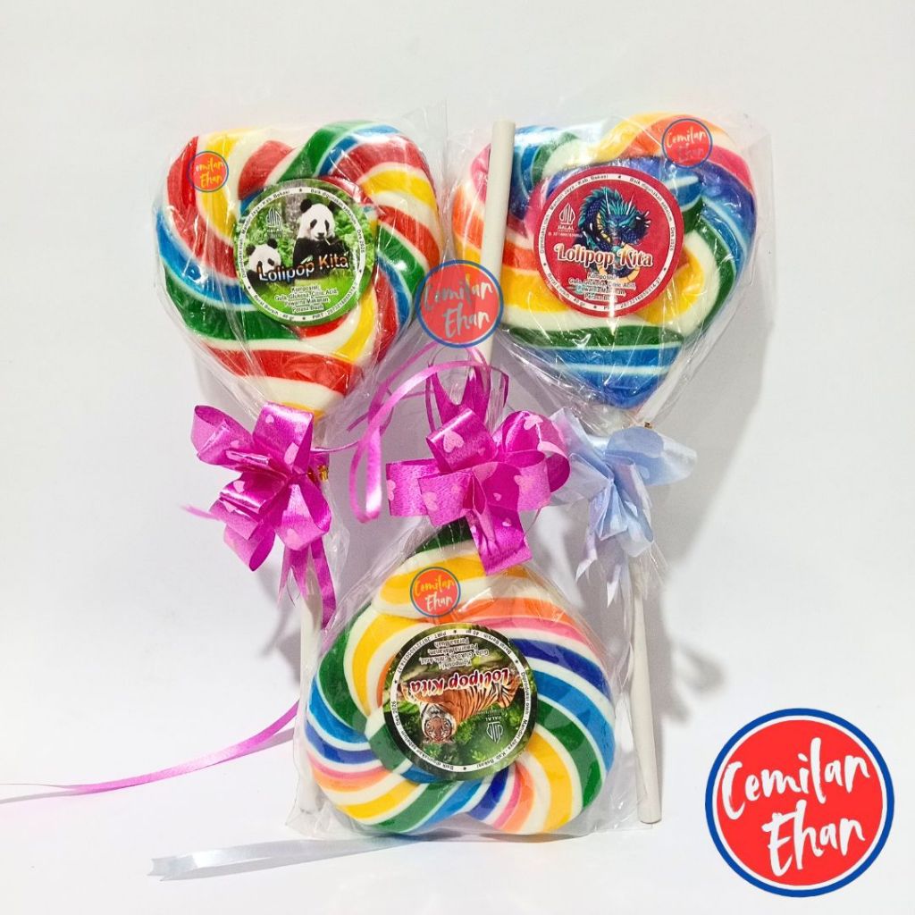 Permen Lolipop Manis Ukuran Kecil Dan Besar