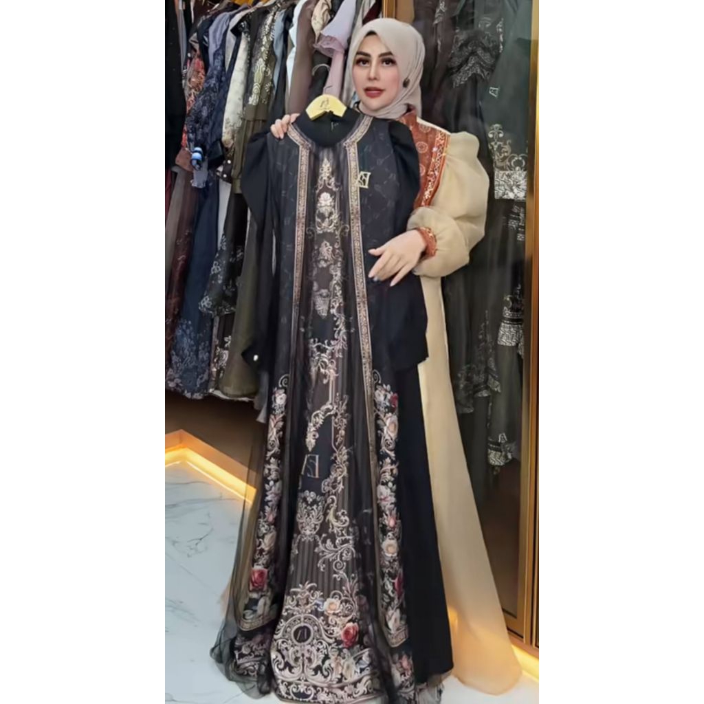 Gamis raya gamis lebaran premium Elly Arsy