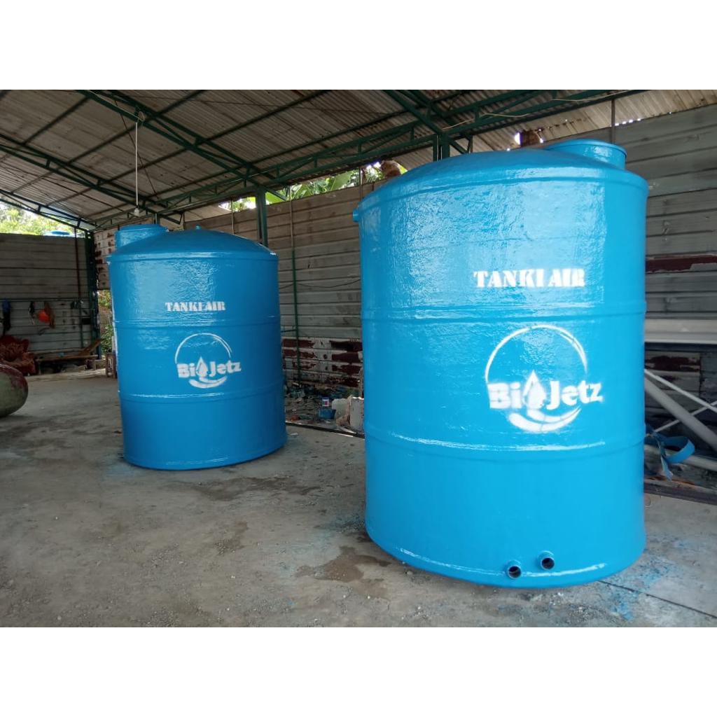 Toren Air, Tangki Air Fiberglass, Tangki Air Silinder, Water Tank FRP, Bak Penampungan Air, Toren Ai