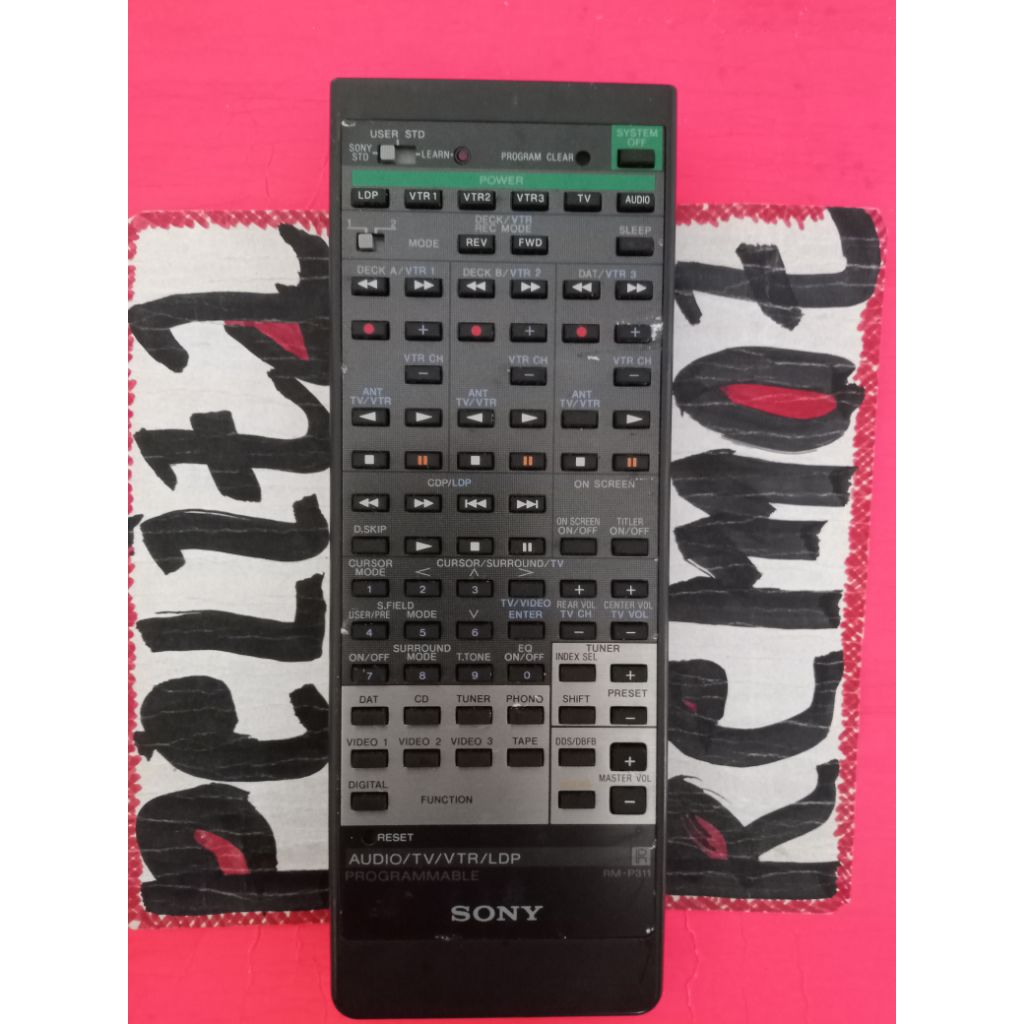 Remot sony compo original terlengkap