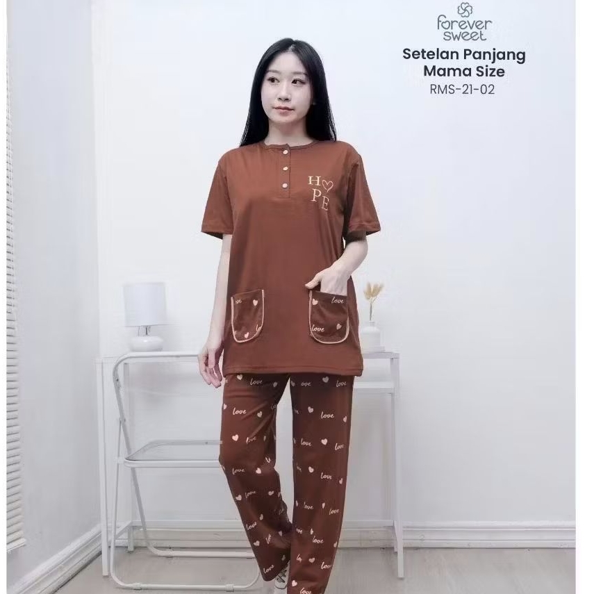 FOREVER SWEET Concept Baju Tidur Babydoll Piyama One Set CP Mama Size Mamasize V 477, V 734, RMS 210