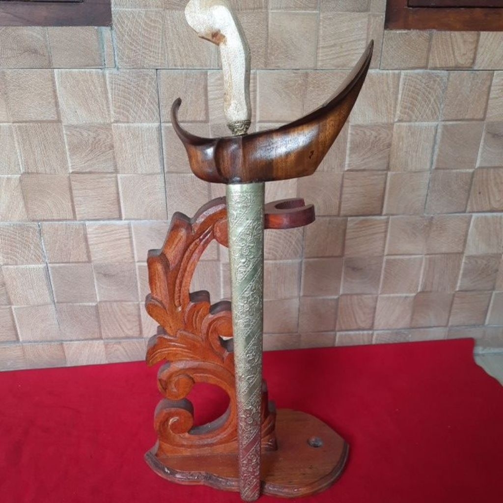 Keris Jalak Ngore  Luk Sinandi Sepuh Pamor Wos Wutah