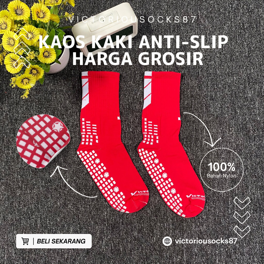 Grosir Kaos Kaki Victorious Anti-Slip001 Futsal - Kaos Kaki Badminton,Tenis,Basket,Sepak Bola