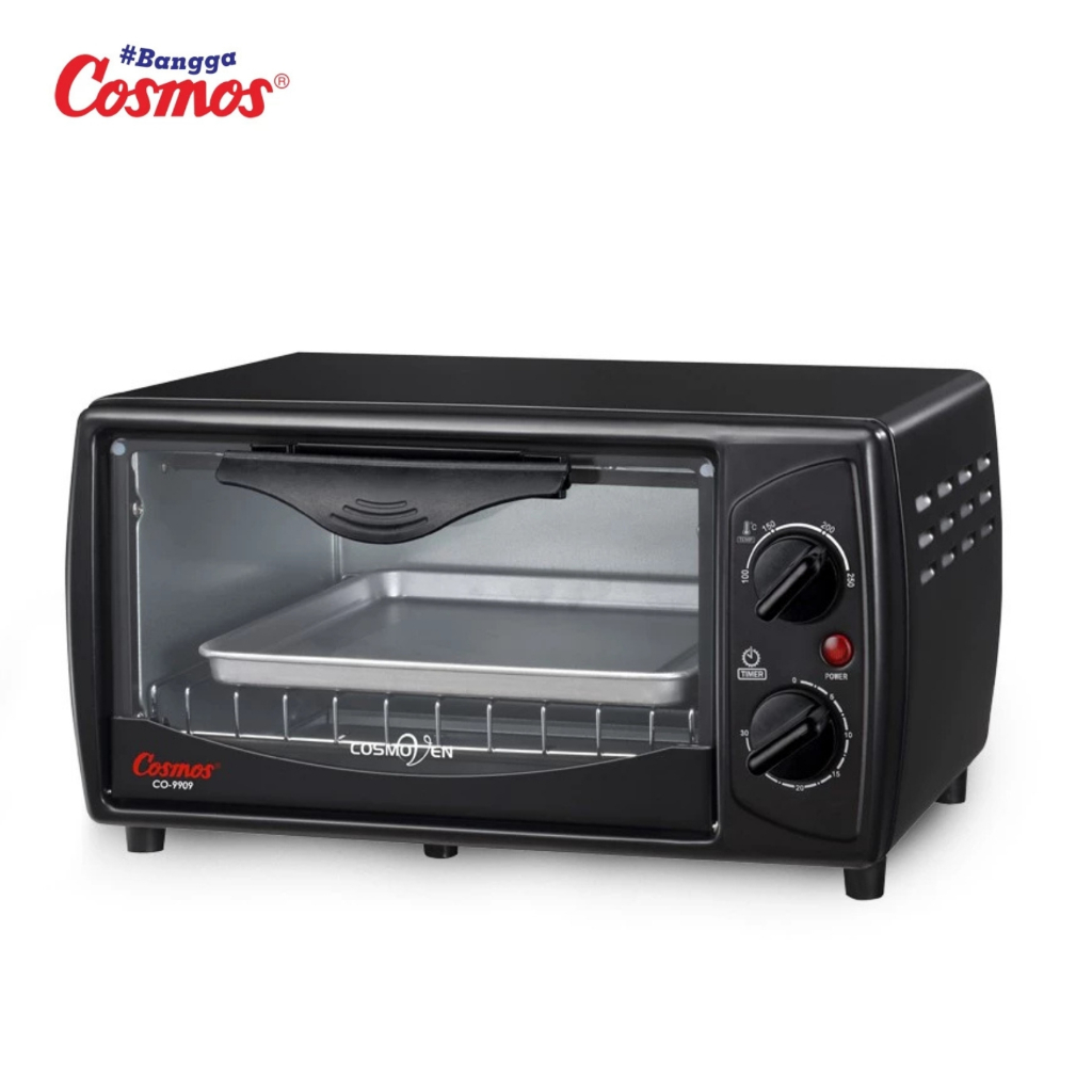 Oven Listrik Cosmos CO-9909 9 Liter, Hemat Listrik, Kapasitas Besar, Desain Kompak