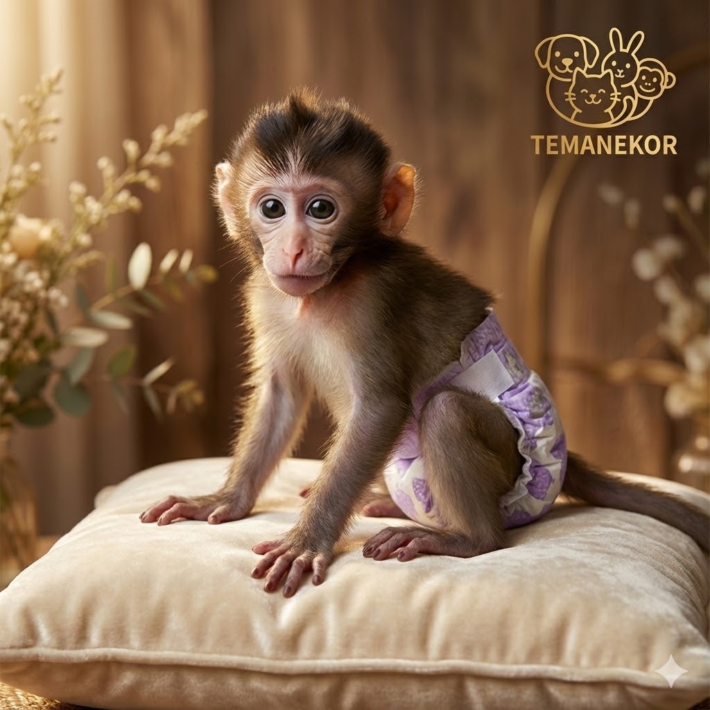 Popok Hewan Peliharaan Berekor & Tanpa Ekor | Popok Anjing Kucing Monyet