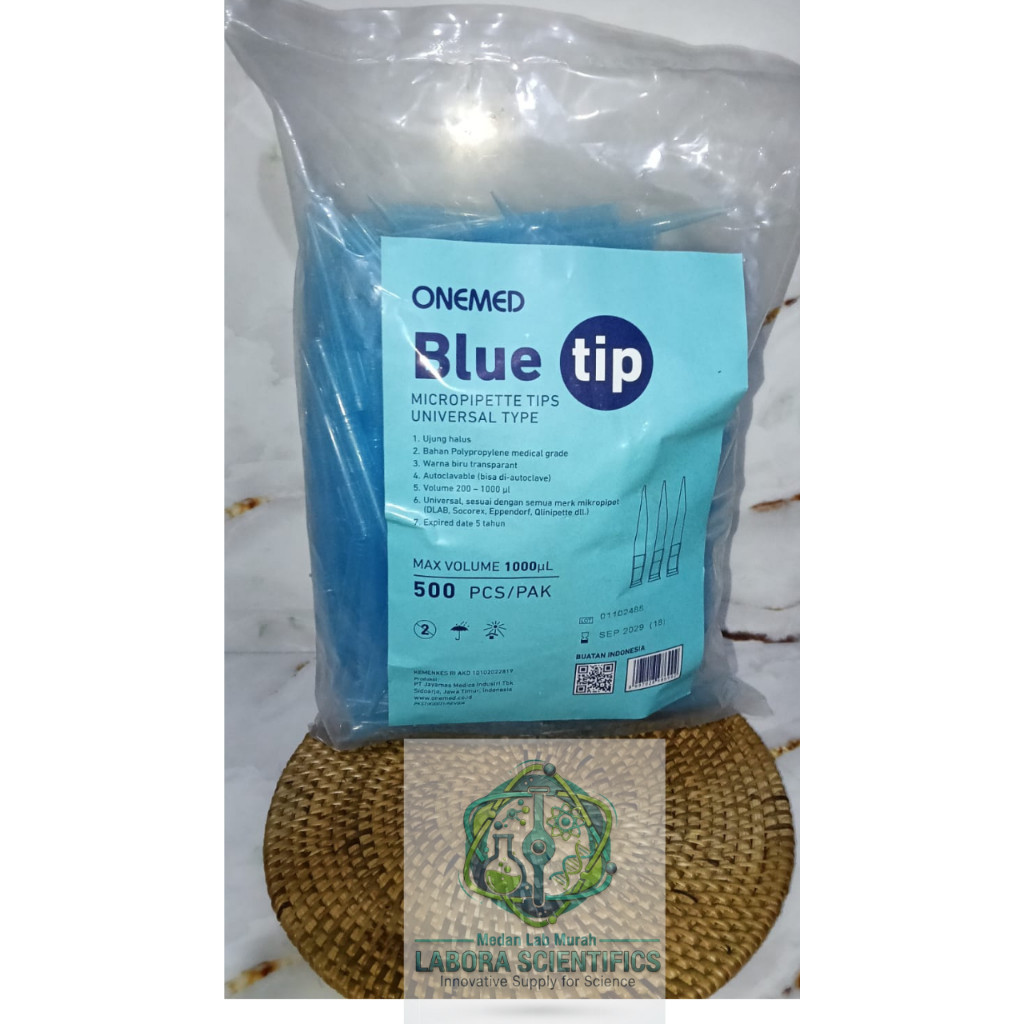 Mikrotip Mikropipet , Blue Tip , yellow tip  , White tip Merk Onemed , ecer 1 pcs