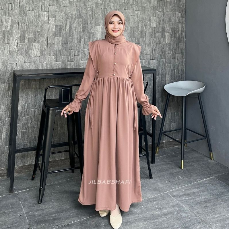 GAMIS VIOSA WOLFIS RAYON CRINKLE MURAH JUMBO KEKINIAN REMAJA SYARI JILBABSHAFI